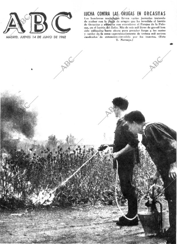 ABC MADRID 14-06-1962 página 1