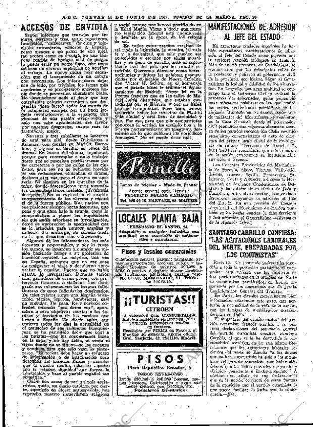 ABC MADRID 14-06-1962 página 50