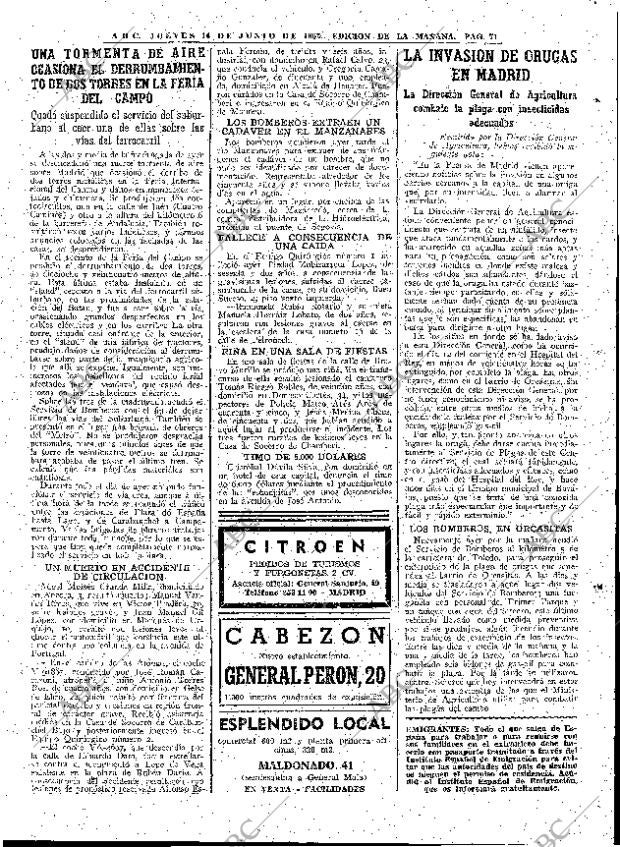 ABC MADRID 14-06-1962 página 71