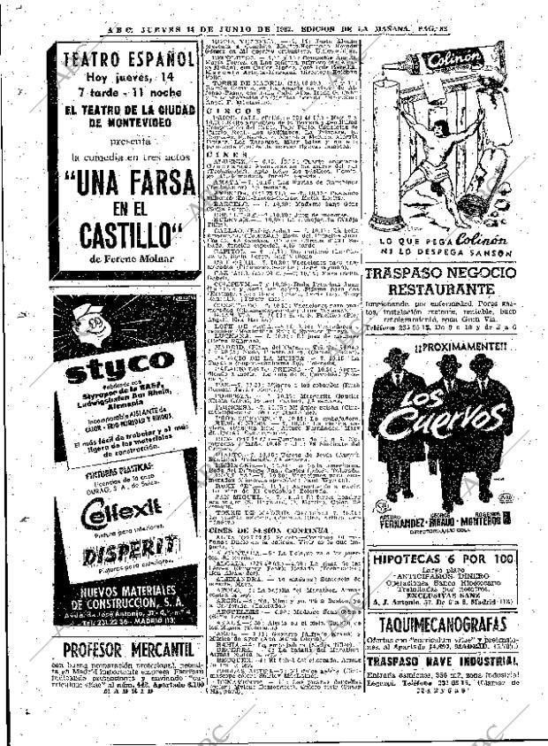 ABC MADRID 14-06-1962 página 82
