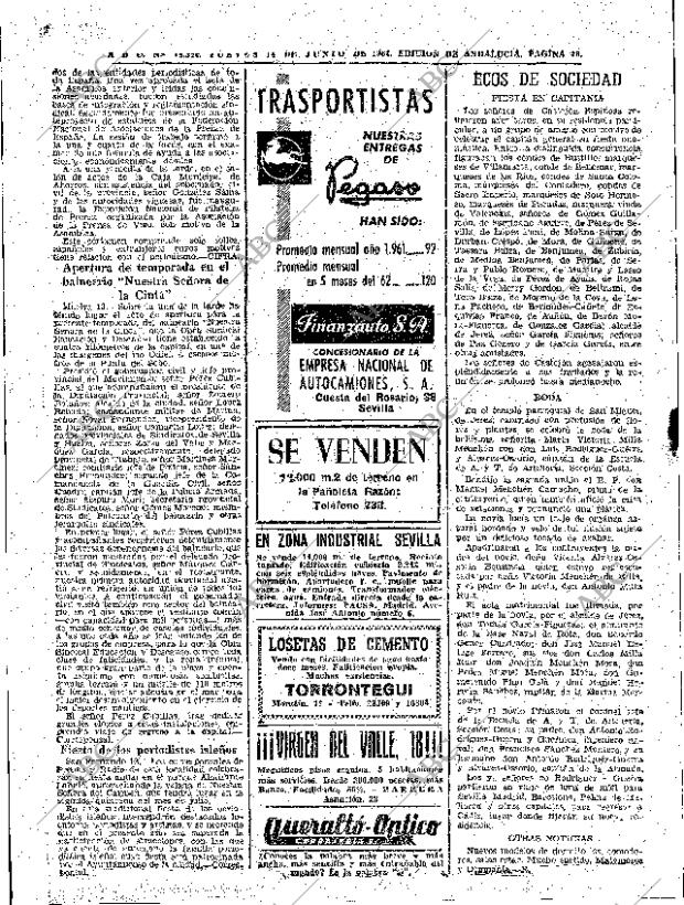 ABC SEVILLA 14-06-1962 página 46