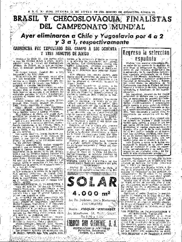 ABC SEVILLA 14-06-1962 página 51