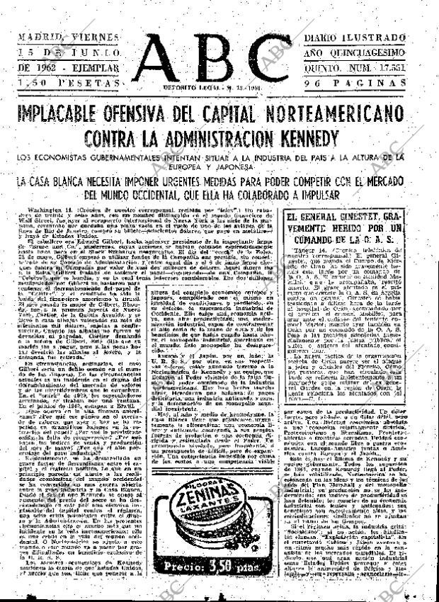 ABC MADRID 15-06-1962 página 47