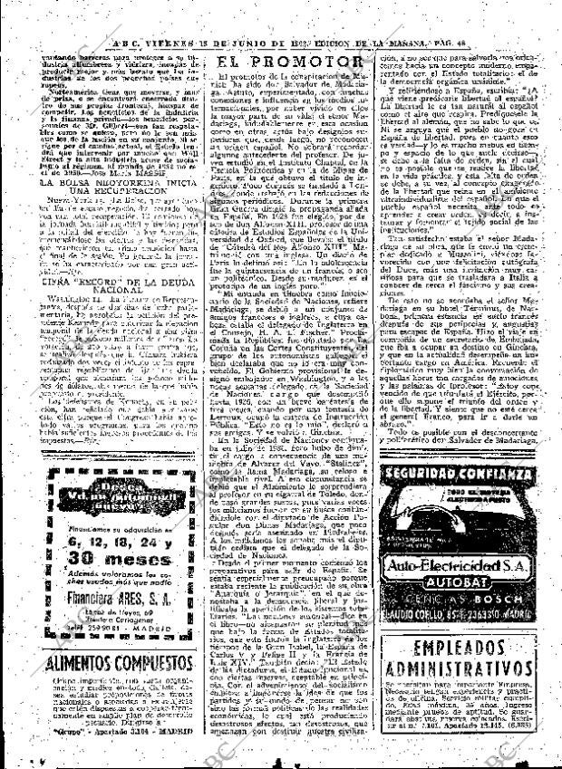 ABC MADRID 15-06-1962 página 48