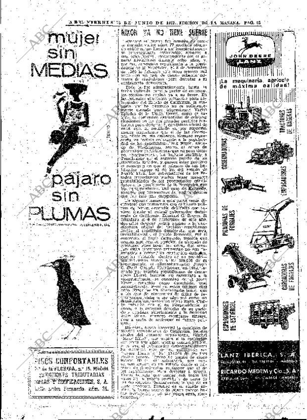 ABC MADRID 15-06-1962 página 52