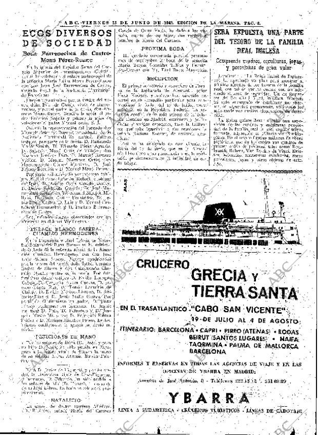ABC MADRID 15-06-1962 página 61