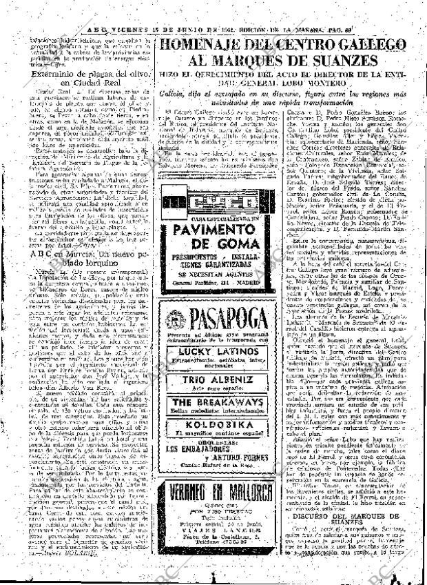 ABC MADRID 15-06-1962 página 69