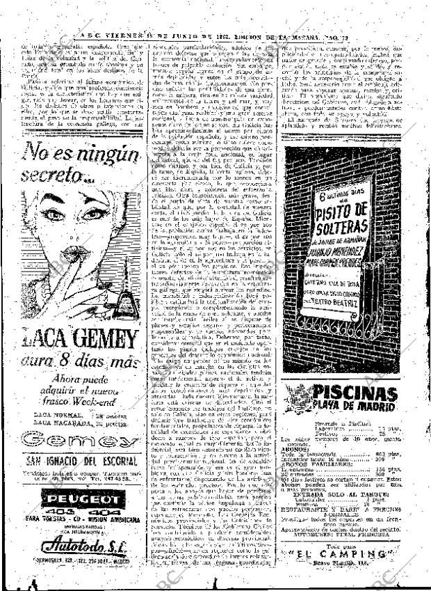 ABC MADRID 15-06-1962 página 70