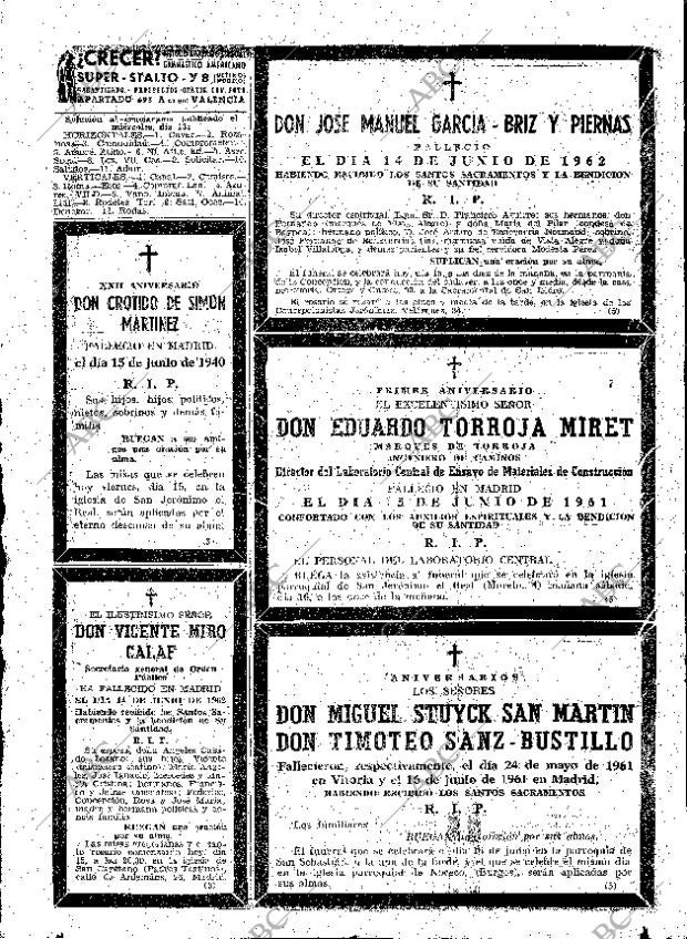 ABC MADRID 15-06-1962 página 93