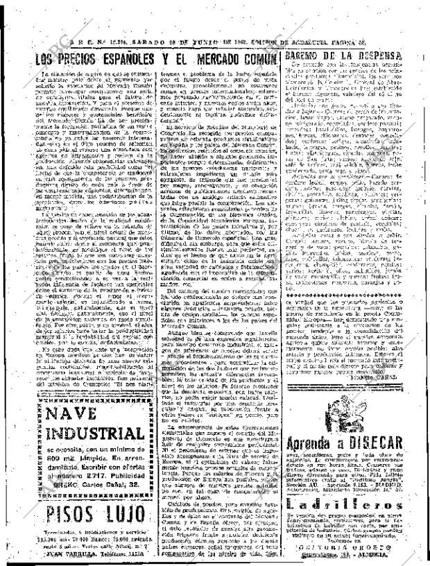 ABC SEVILLA 16-06-1962 página 45