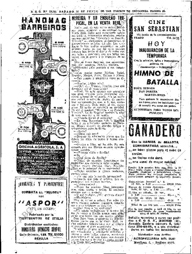 ABC SEVILLA 16-06-1962 página 48