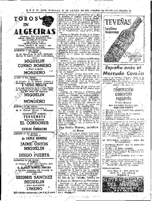 ABC SEVILLA 16-06-1962 página 54