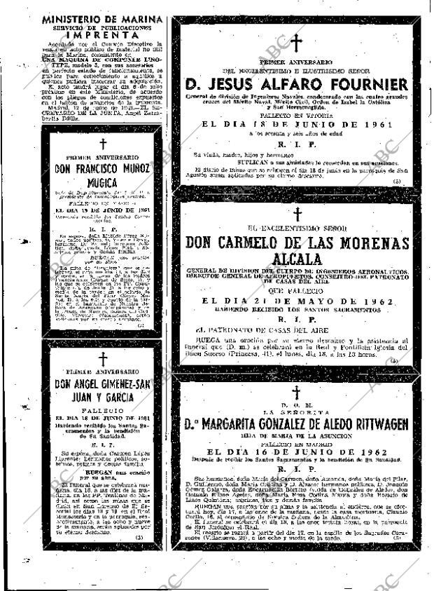 ABC MADRID 17-06-1962 página 122