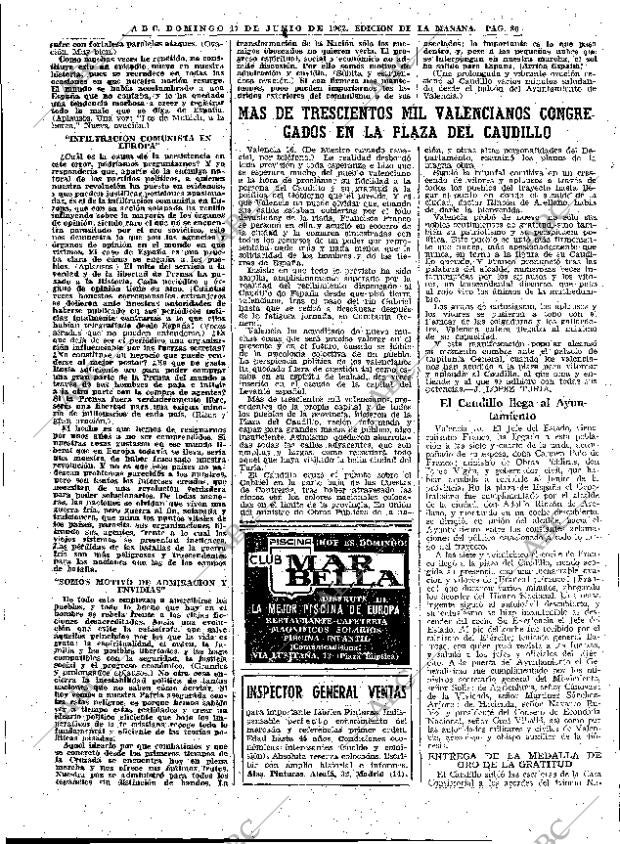 ABC MADRID 17-06-1962 página 80