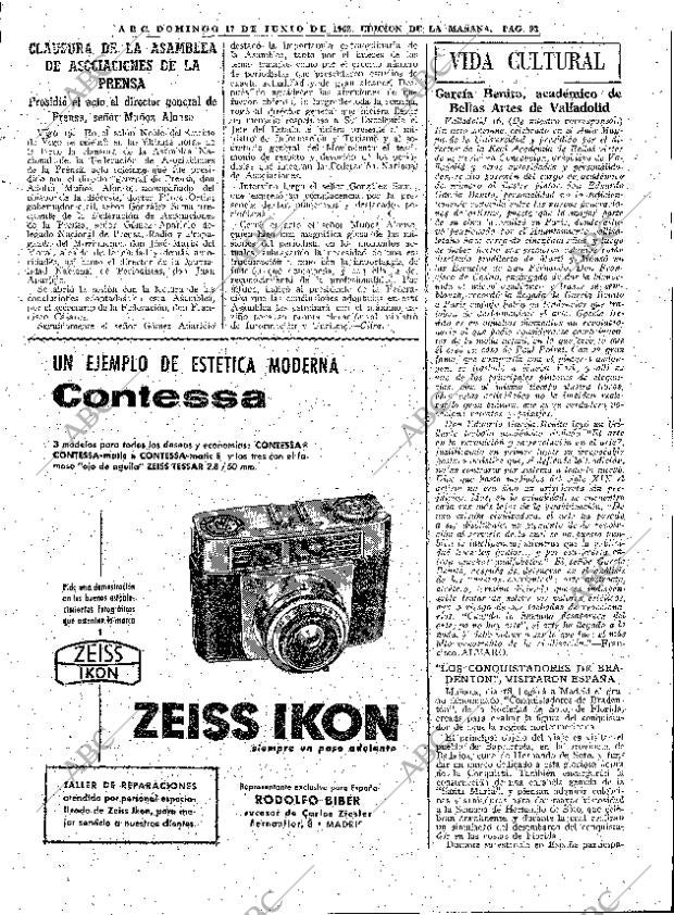 ABC MADRID 17-06-1962 página 93