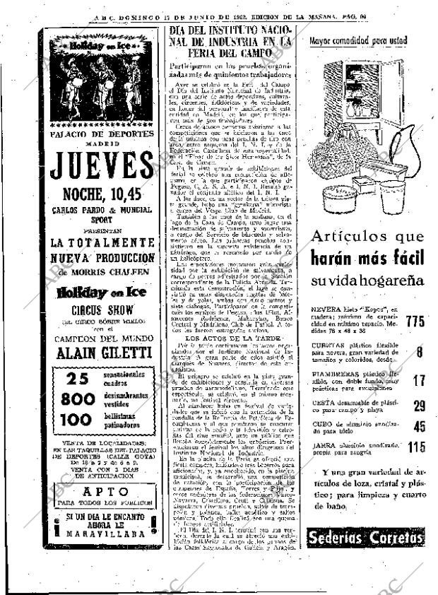 ABC MADRID 17-06-1962 página 96
