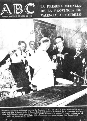 ABC MADRID 19-06-1962 página 1