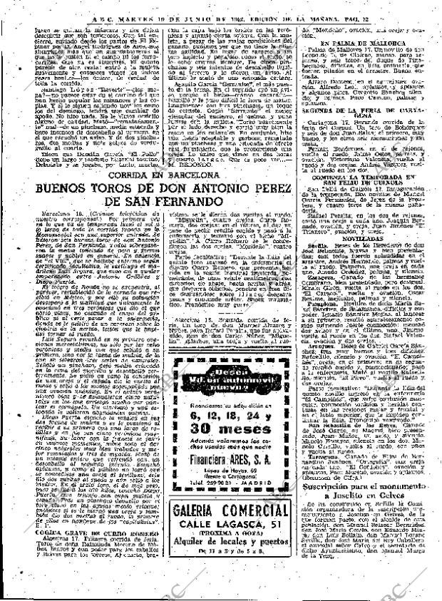 ABC MADRID 19-06-1962 página 72