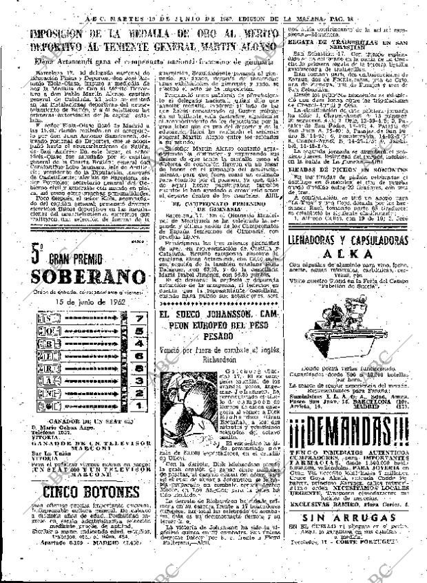 ABC MADRID 19-06-1962 página 78
