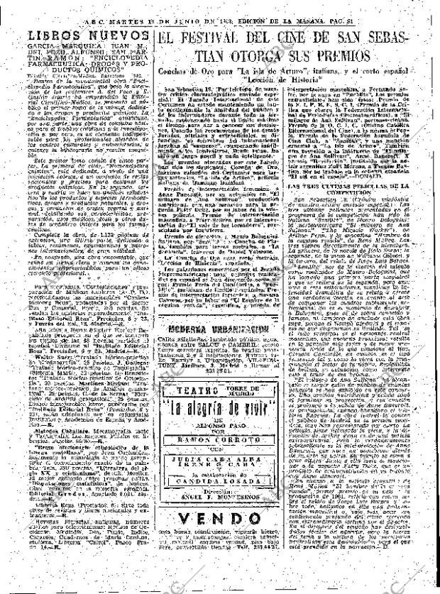 ABC MADRID 19-06-1962 página 81