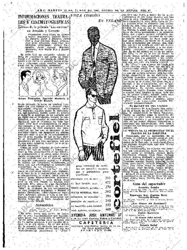 ABC MADRID 19-06-1962 página 82