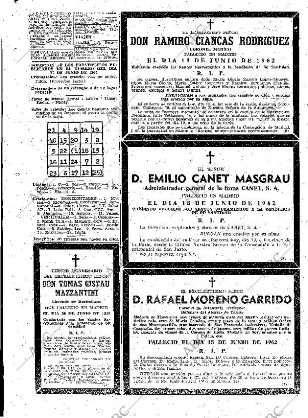 ABC MADRID 19-06-1962 página 92