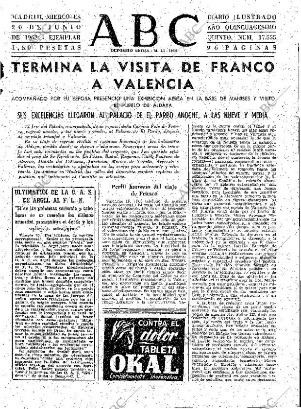 ABC MADRID 20-06-1962 página 47
