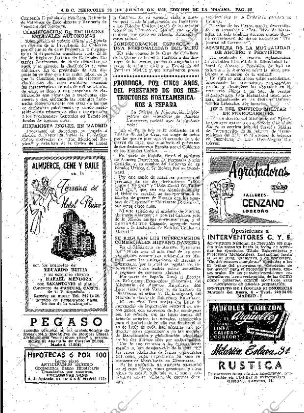 ABC MADRID 20-06-1962 página 58