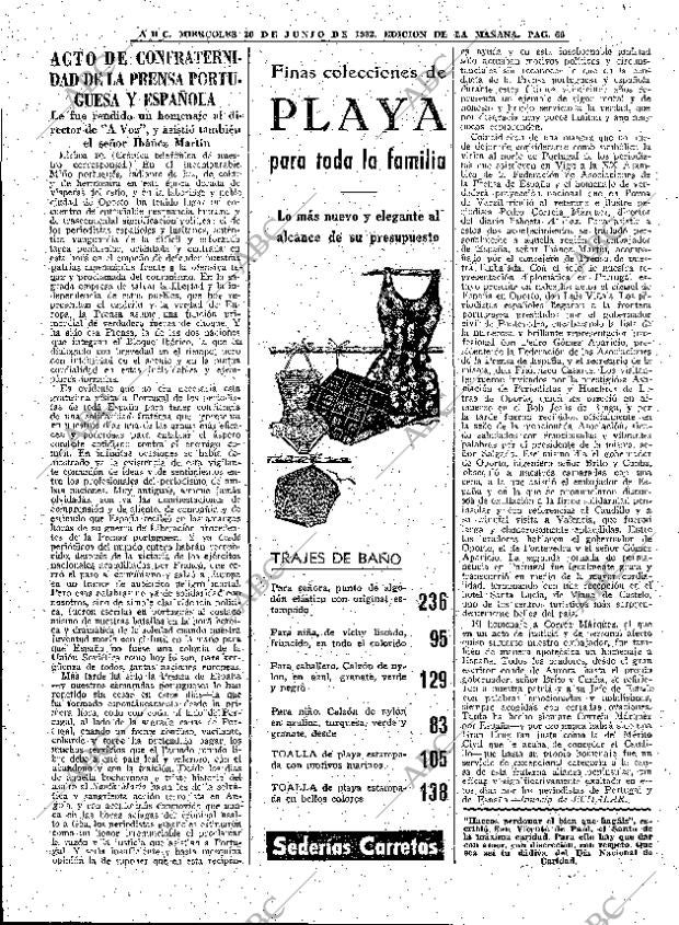 ABC MADRID 20-06-1962 página 60