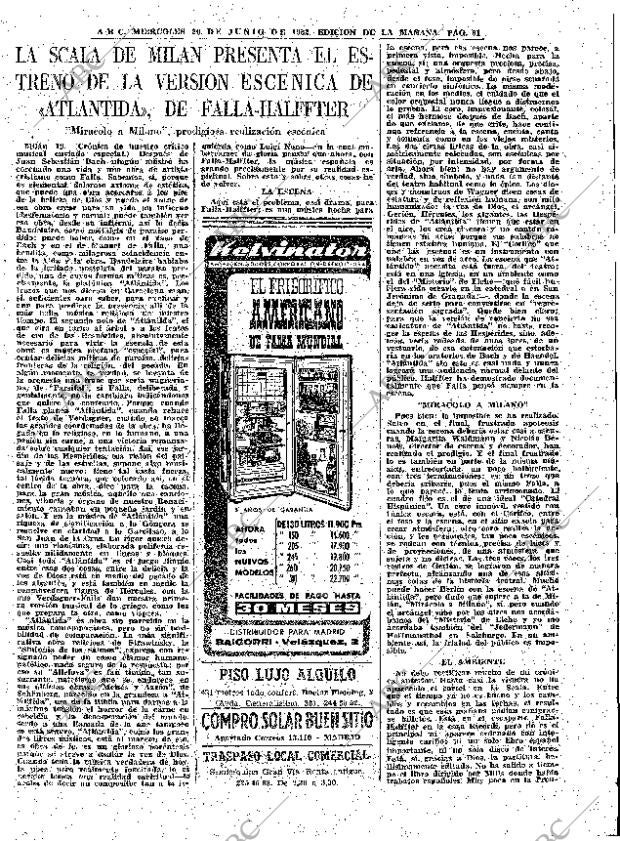 ABC MADRID 20-06-1962 página 61