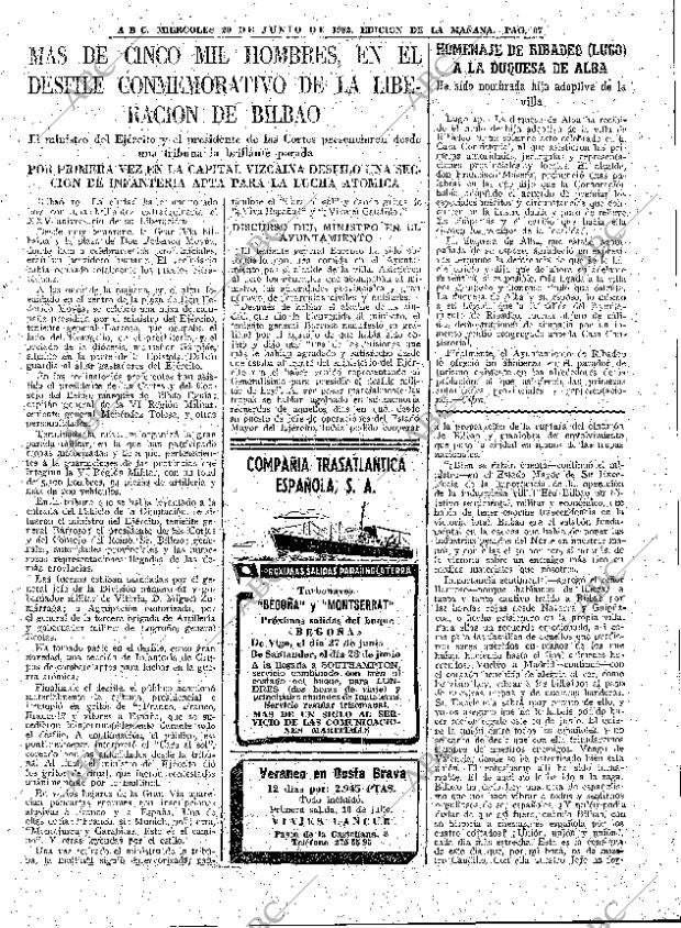 ABC MADRID 20-06-1962 página 67