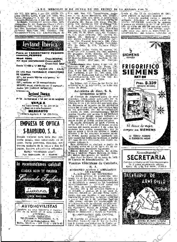 ABC MADRID 20-06-1962 página 76