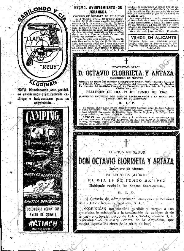 ABC MADRID 20-06-1962 página 94