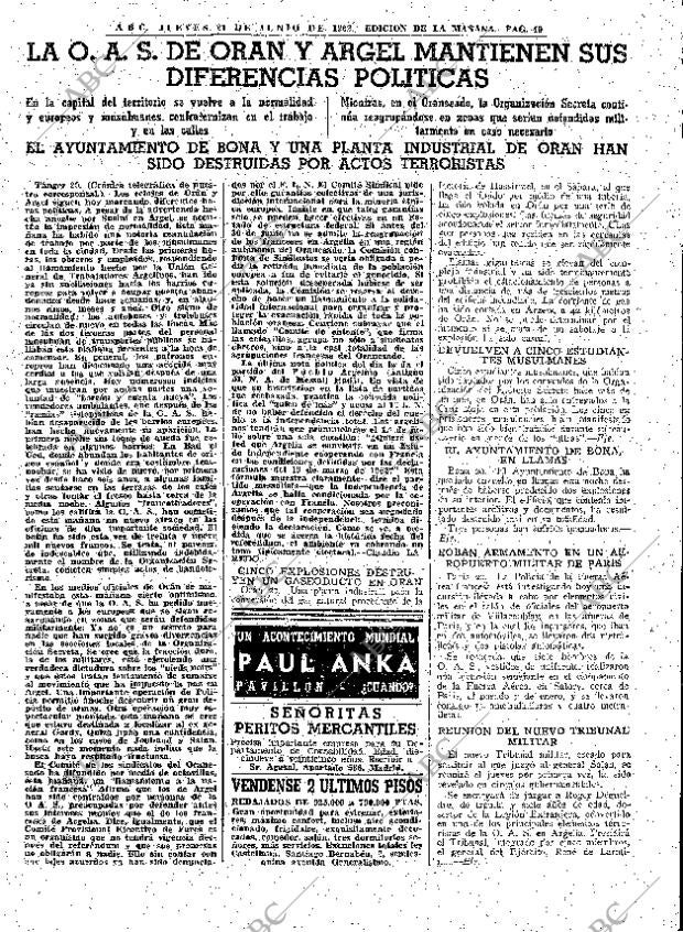 ABC MADRID 21-06-1962 página 49