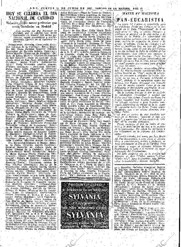 ABC MADRID 21-06-1962 página 57