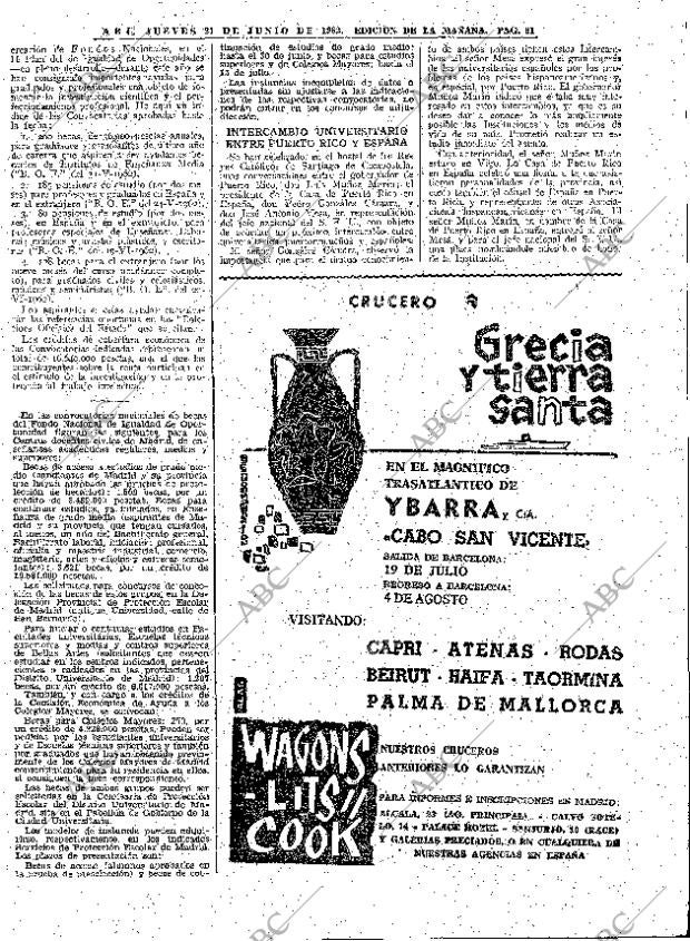 ABC MADRID 21-06-1962 página 61
