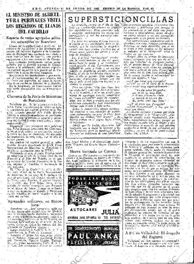 ABC MADRID 21-06-1962 página 63