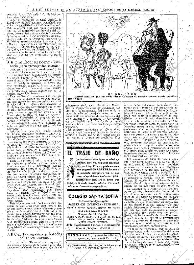 ABC MADRID 21-06-1962 página 65