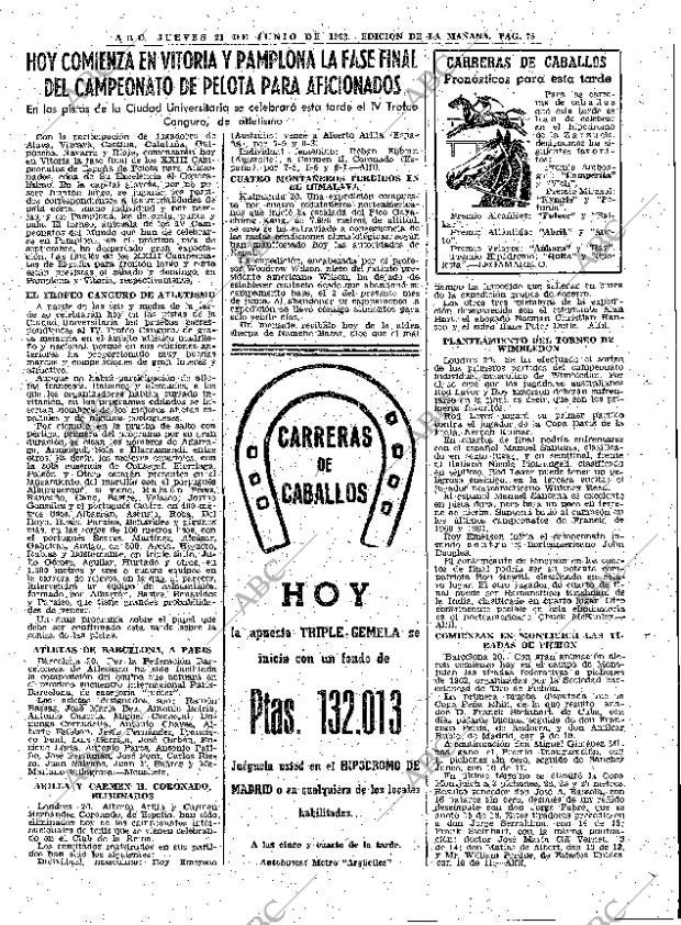 ABC MADRID 21-06-1962 página 75