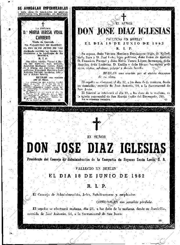 ABC MADRID 21-06-1962 página 92
