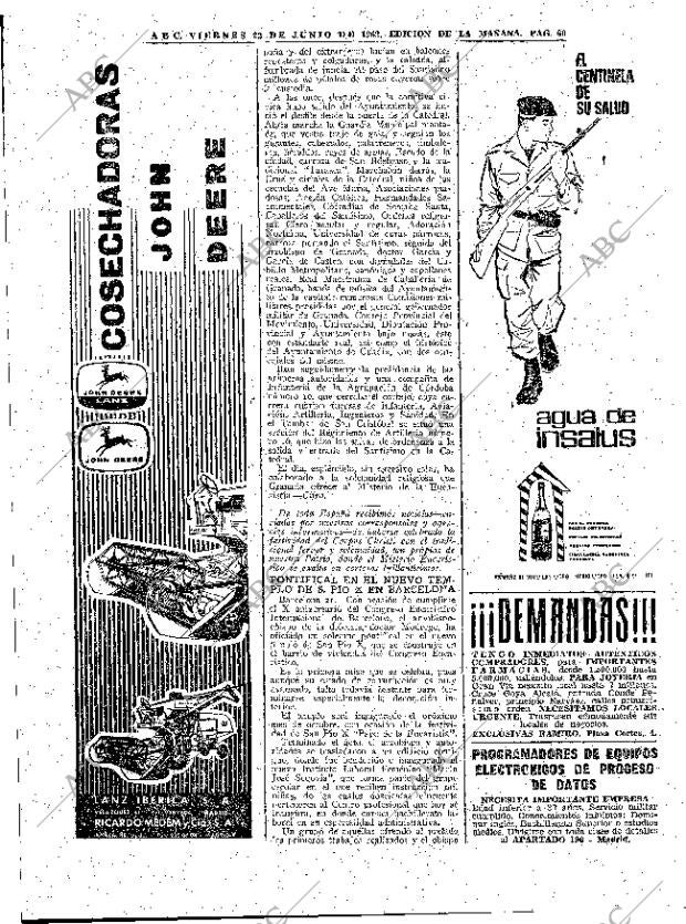 ABC MADRID 22-06-1962 página 60