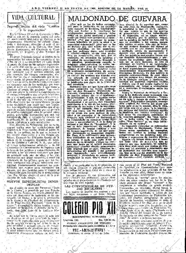 ABC MADRID 22-06-1962 página 65