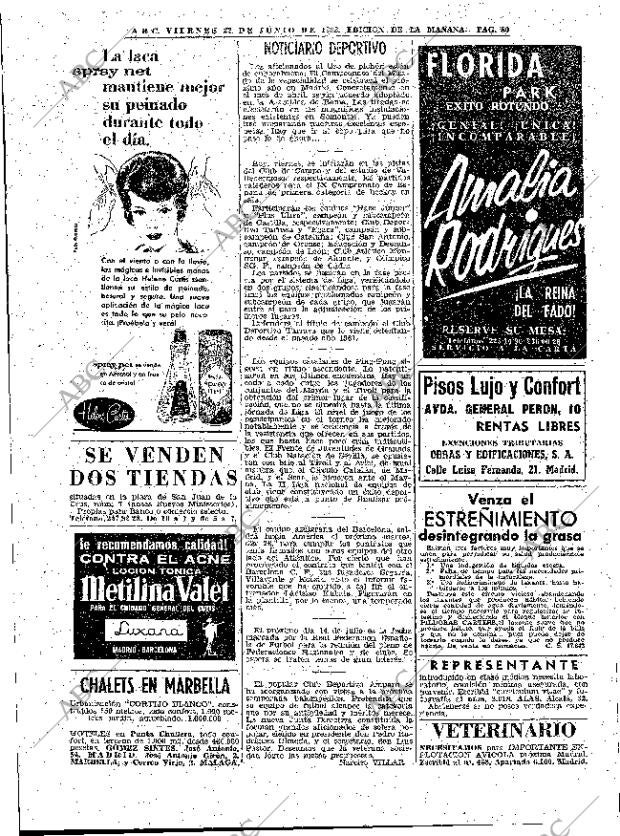 ABC MADRID 22-06-1962 página 80