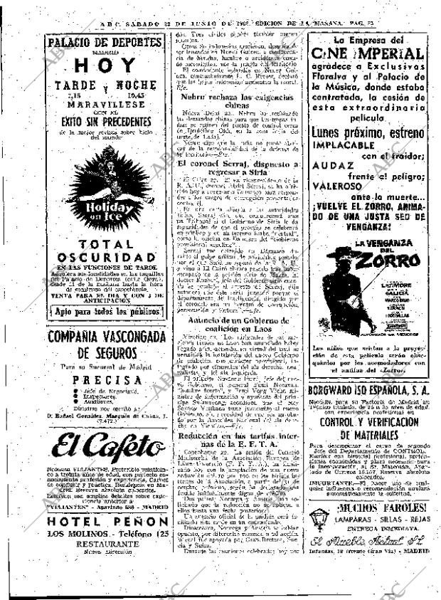 ABC MADRID 23-06-1962 página 52