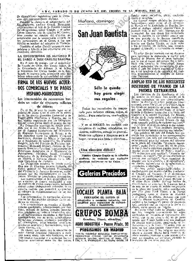 ABC MADRID 23-06-1962 página 58