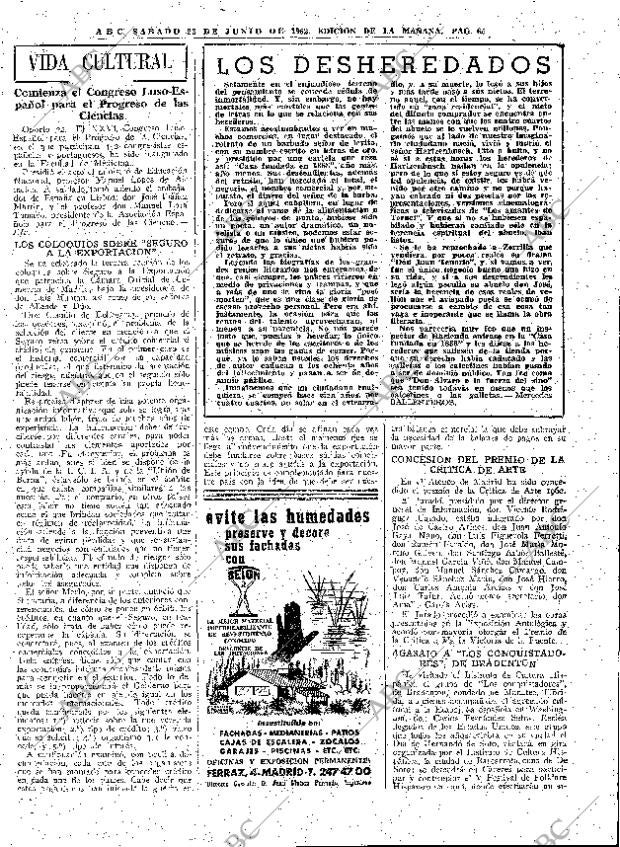 ABC MADRID 23-06-1962 página 65