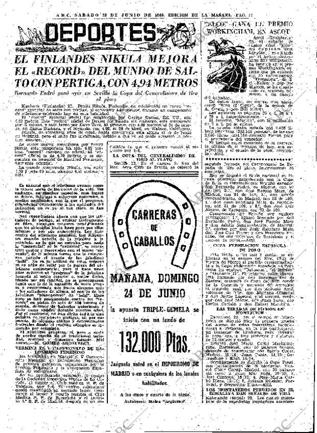 ABC MADRID 23-06-1962 página 77