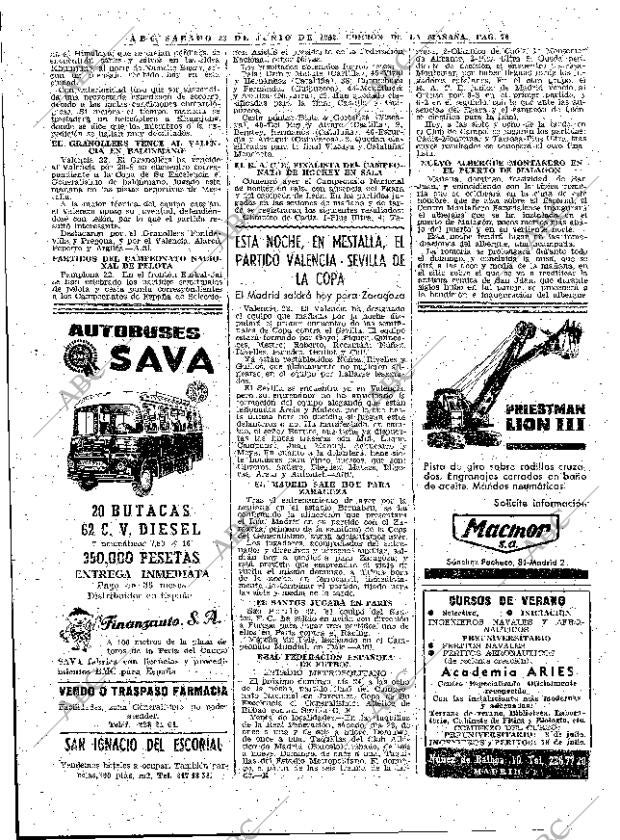ABC MADRID 23-06-1962 página 78