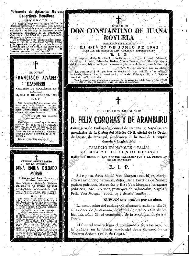 ABC MADRID 23-06-1962 página 93