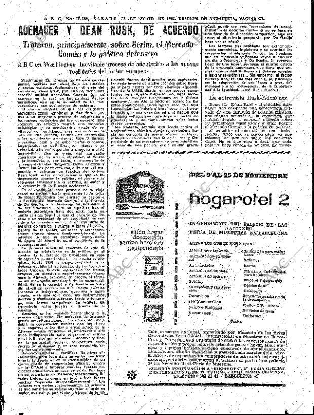 ABC SEVILLA 23-06-1962 página 7